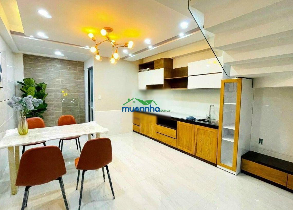 Đi úc định cư cần bán nhà mới xinh hẻm 5m nguyễn văn đậu. dt:4x11m nhà mới xây 5 tầng. bán gấp 8 tỷ