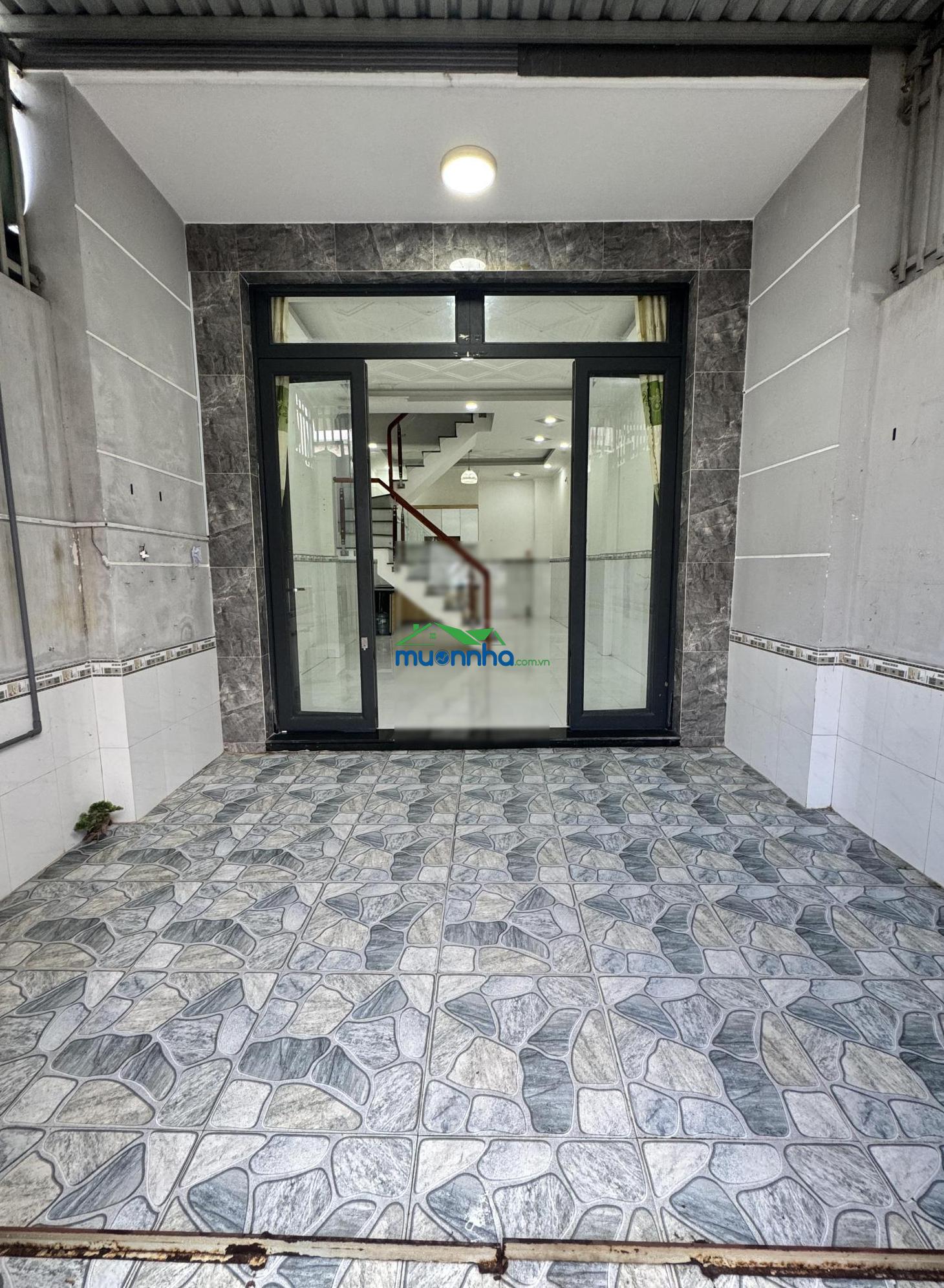 Bán nhà sổ hồng riêng hỗ trợ vay ngân hàng mặt tiền hẻm 4m - 2