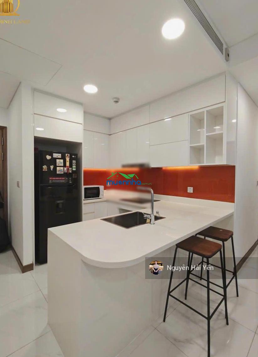 Hải yến nam minh land - cho thuê căn hộ sunwah pearl 1 phòng ngủ, tầng cao, đầy đủ nội thất nhà đẹp