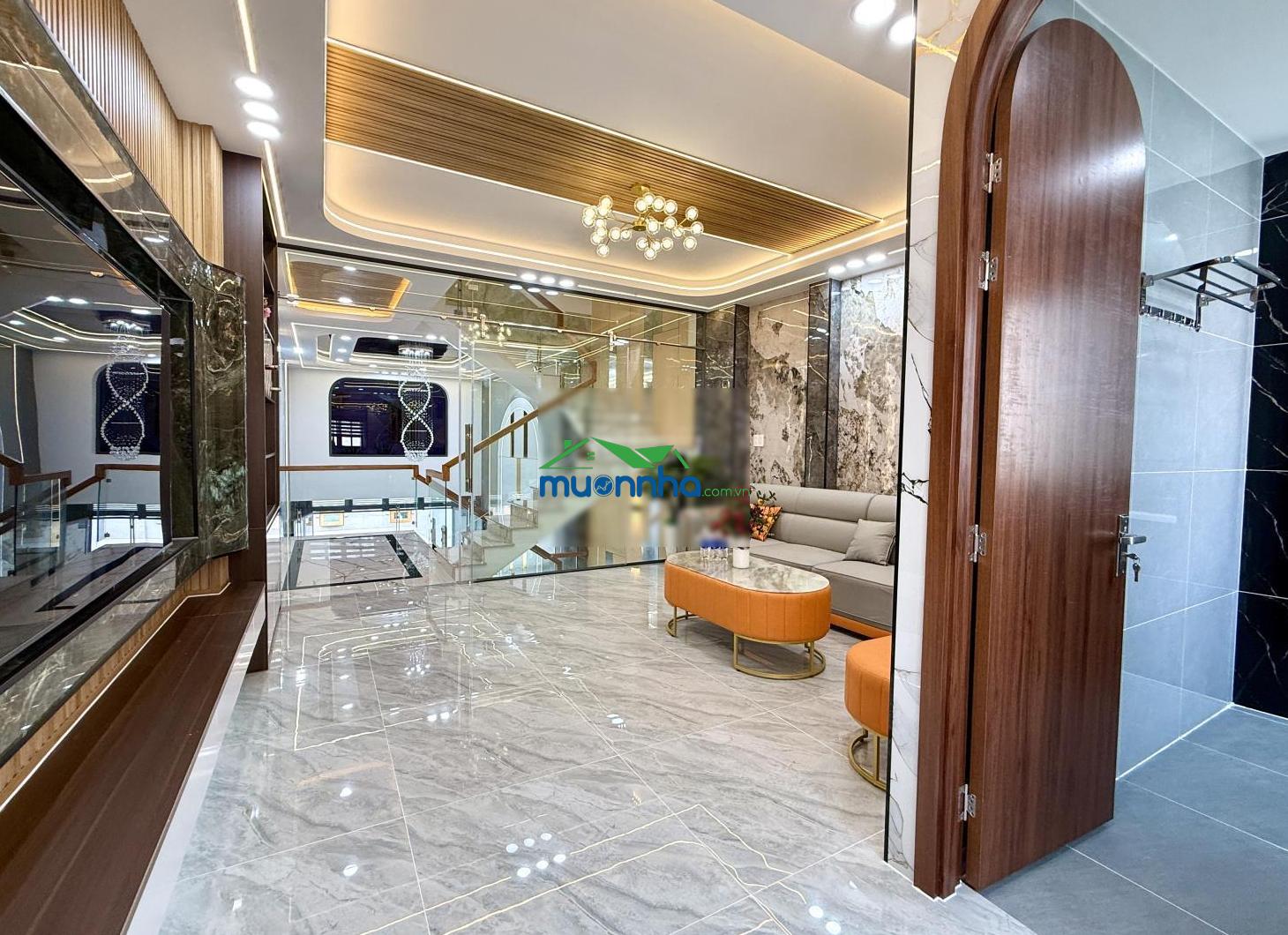 Nhà 1 sẹc ngắn dương thị mười, dt: 4.10x18m, nở hậu 5.25m, lửng, 3 lầu, 4pn, sân thượng, gara ô tô - 2