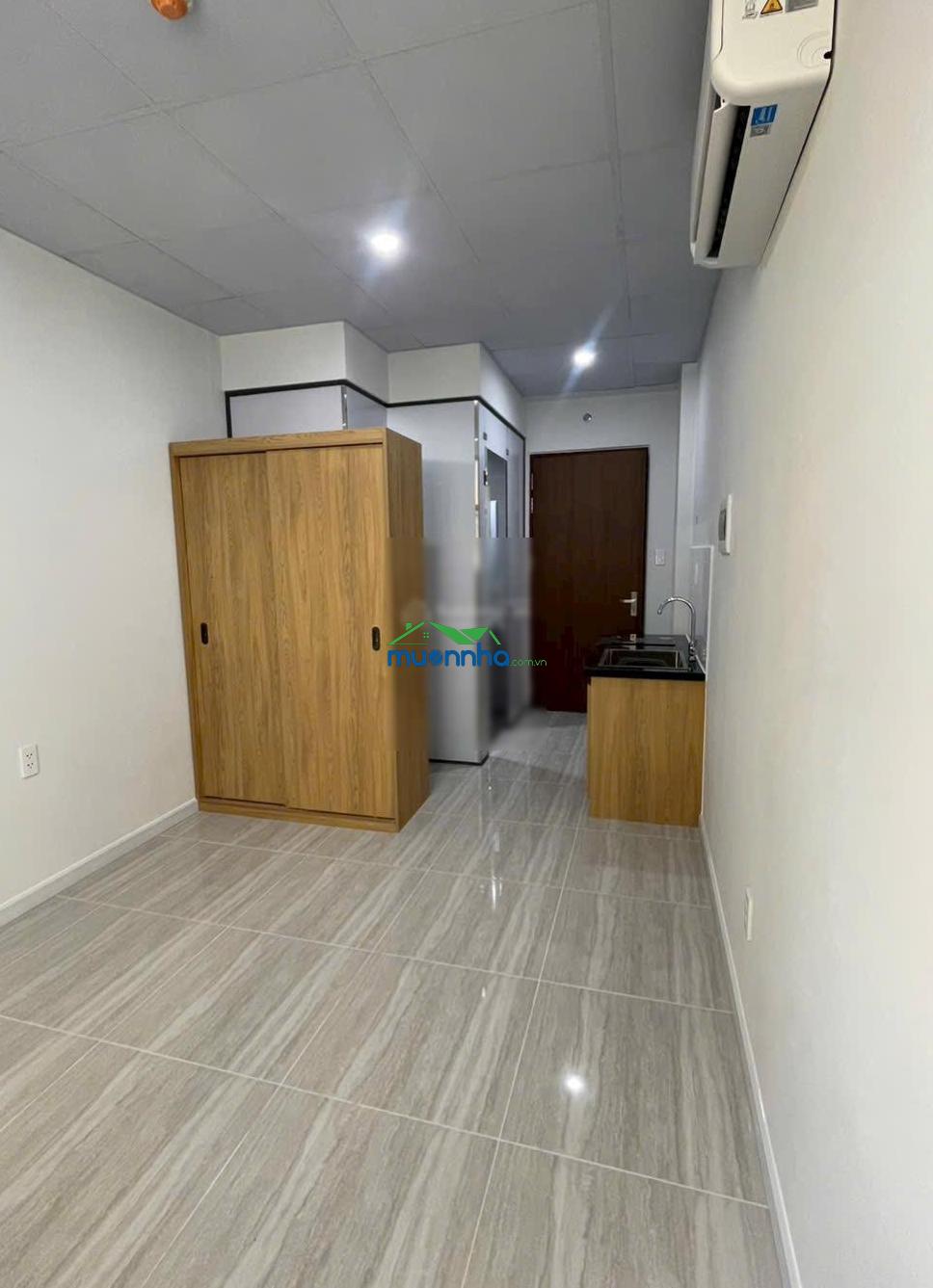 Căn mini 17m2, 4 triệu, cọc 8triệu, sẵn máy lạnh, bếp, tủ, ở liền, còn căn cuối