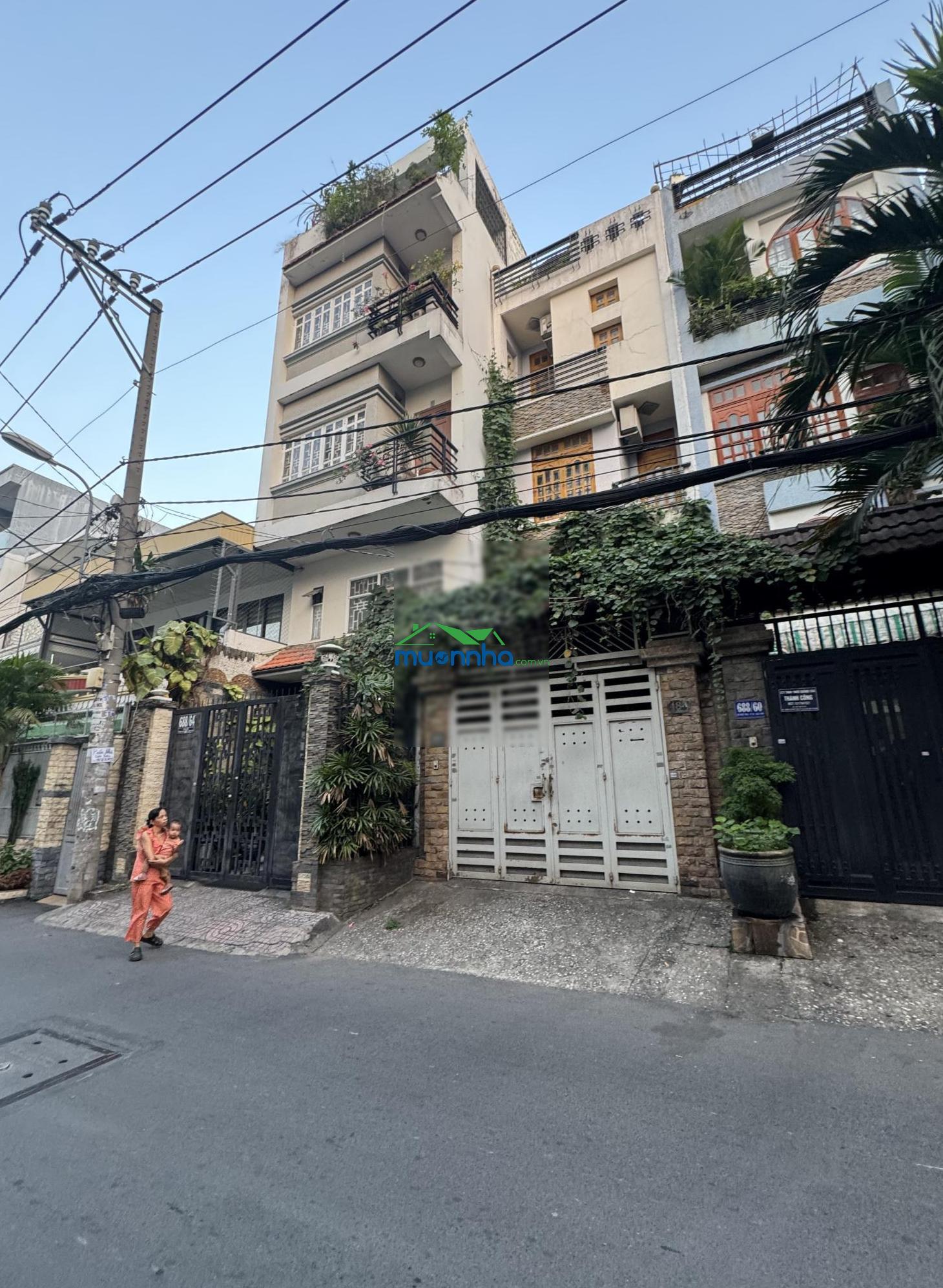 Hiếm,bán nhà 4 tầng, dt 4,5x19m, hẻm ô tô 12m sát mt lê đức thọ p. an hội đông, giảm 1 tỷ còn 9tỷ7
