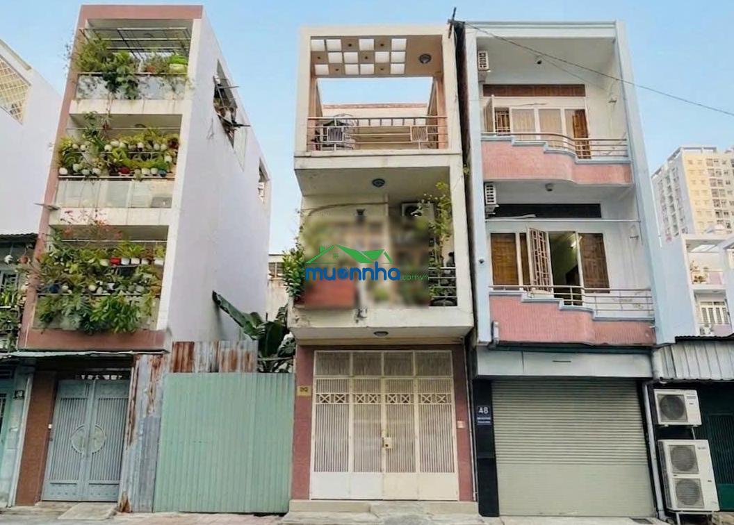 Bán nhà đường 8m cư xá chu văn an, 43m2, gpxd 4 tầng. ngay trường tiểu học chu văn an