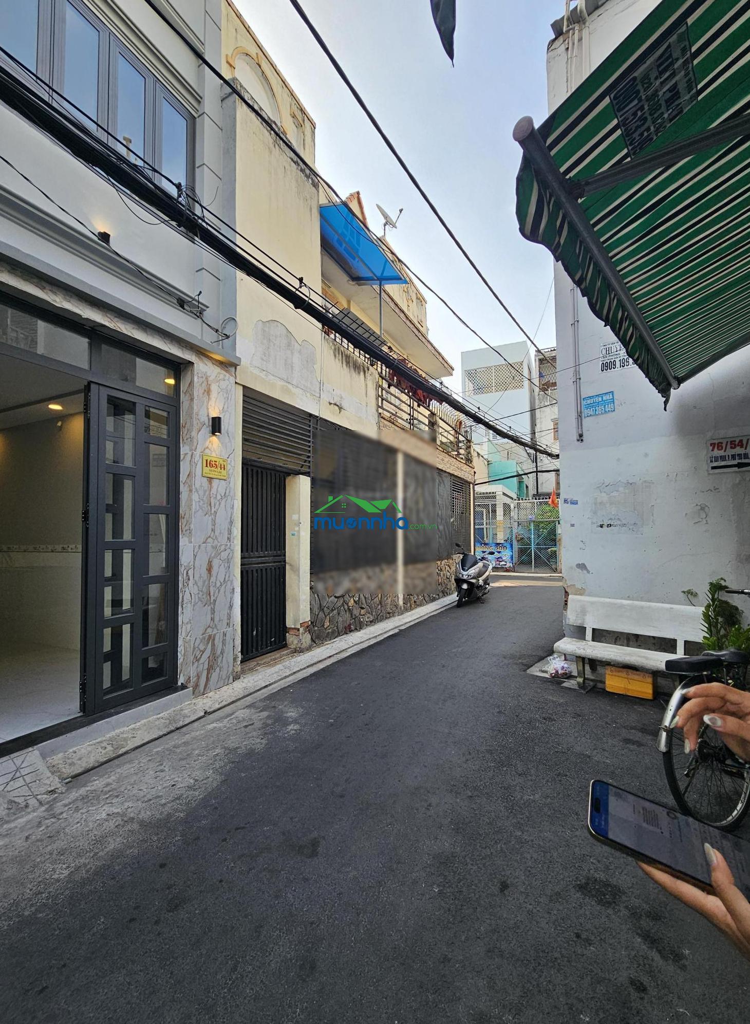 Hẻm xe hơi vườn lài trệt 2 lầu + st khu vip dân trí cao chỉ 5.5 tỷ - 4