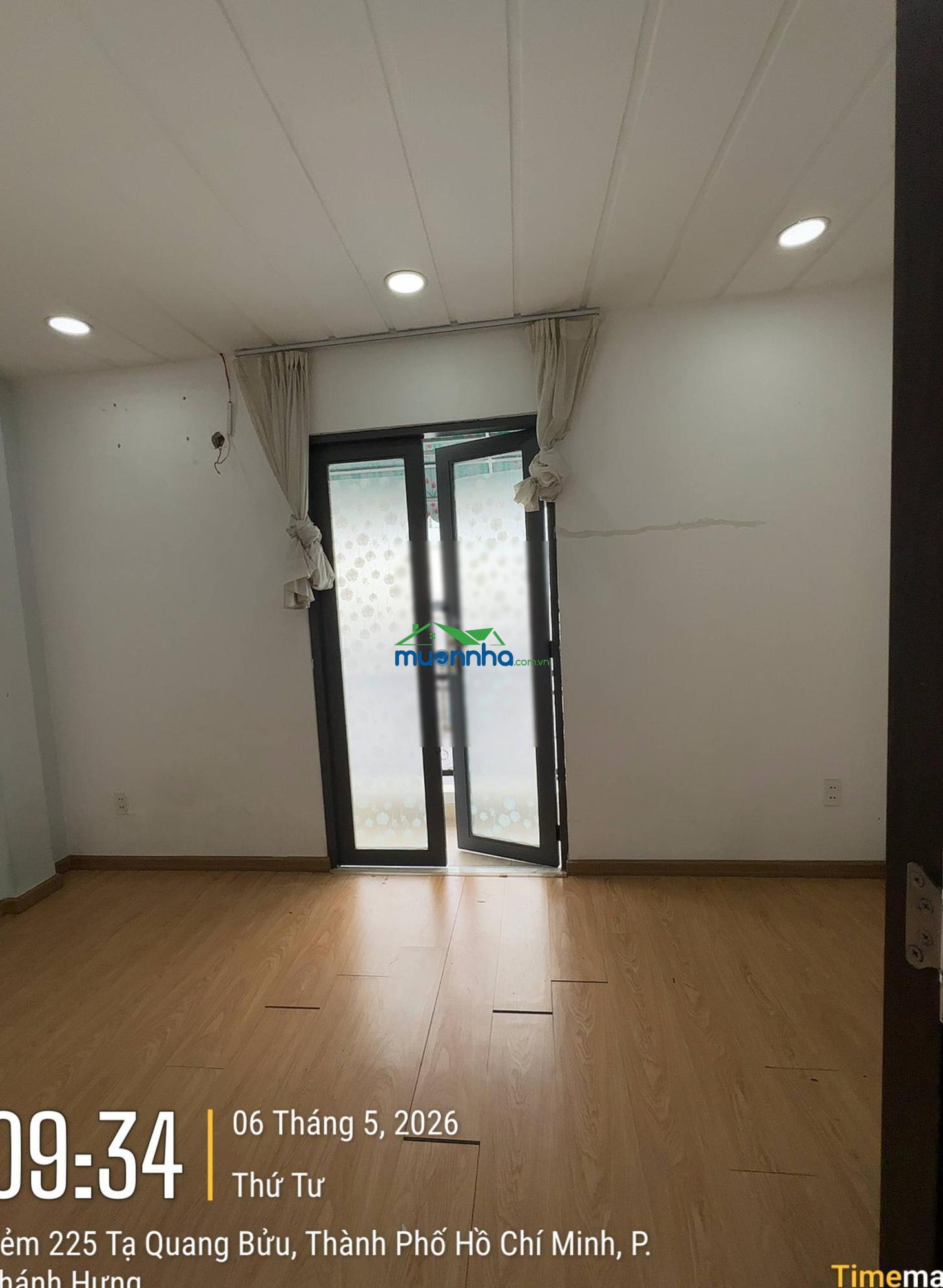 Nhà(4,4*9m) 2 tầng ở âu dương lân và tạ quang bửu p3 q8, shr hoàn công đủ, tiện đi q5,1, 0934 123 ***