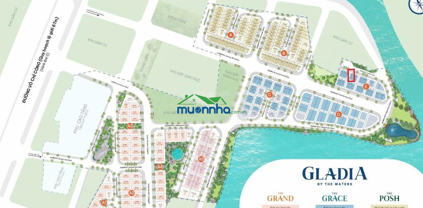 Gladia: biệt thự song lập 153 m2, view sông, gần công viên yên tĩnh. đã có sổ hồng, giá chỉ 35 tỷ