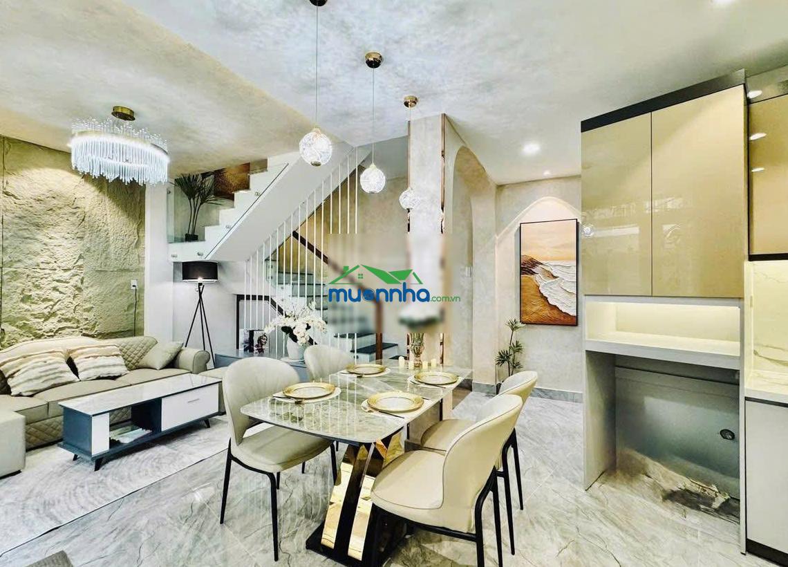Siêu phẩm khu d ! bán gấp nhà hxh ngay nguyễn gia trí p25 q. bt dt: 4 x 12m kc: 4t giá bán: 8.7 tỷ
