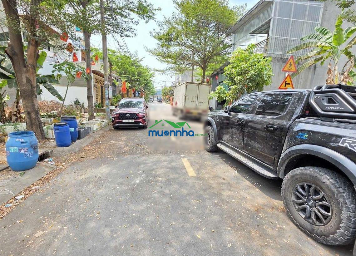 Đất 2 mặt tiền kdc đất mới, gần ngã tư chiêu liêu, phường tân bình, tp dĩ an