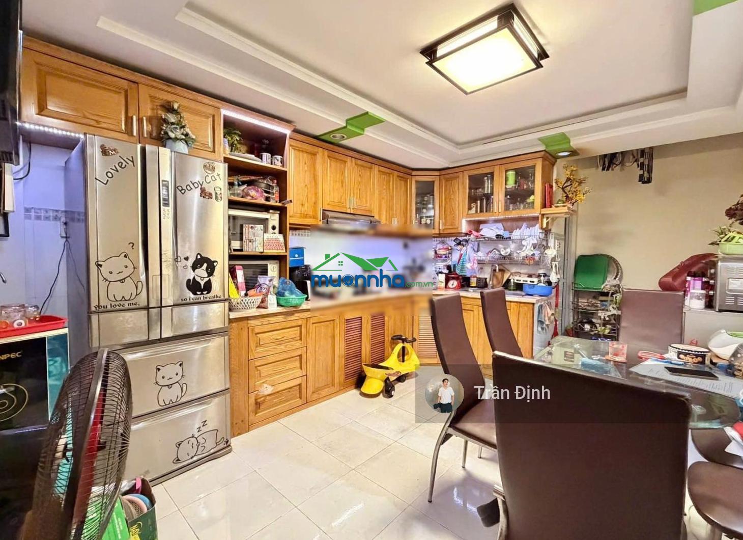Bán nhà hẻm 201/ nguyễn xí ngay bờ kè rạch xuyên tâm - đường trước nhà 8m - sản phẩm khan hiếm - 2