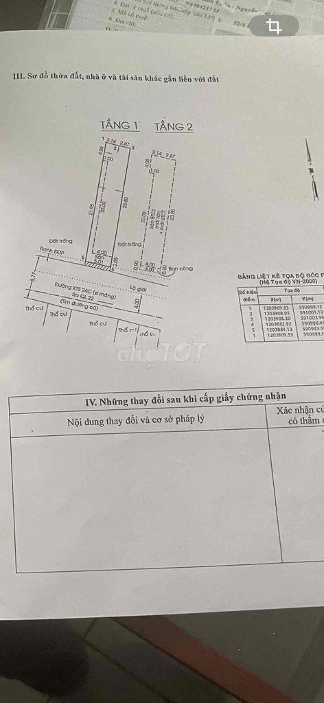 Cần bán nhà gần ngã tư hóc môn 100m 5x26 shr