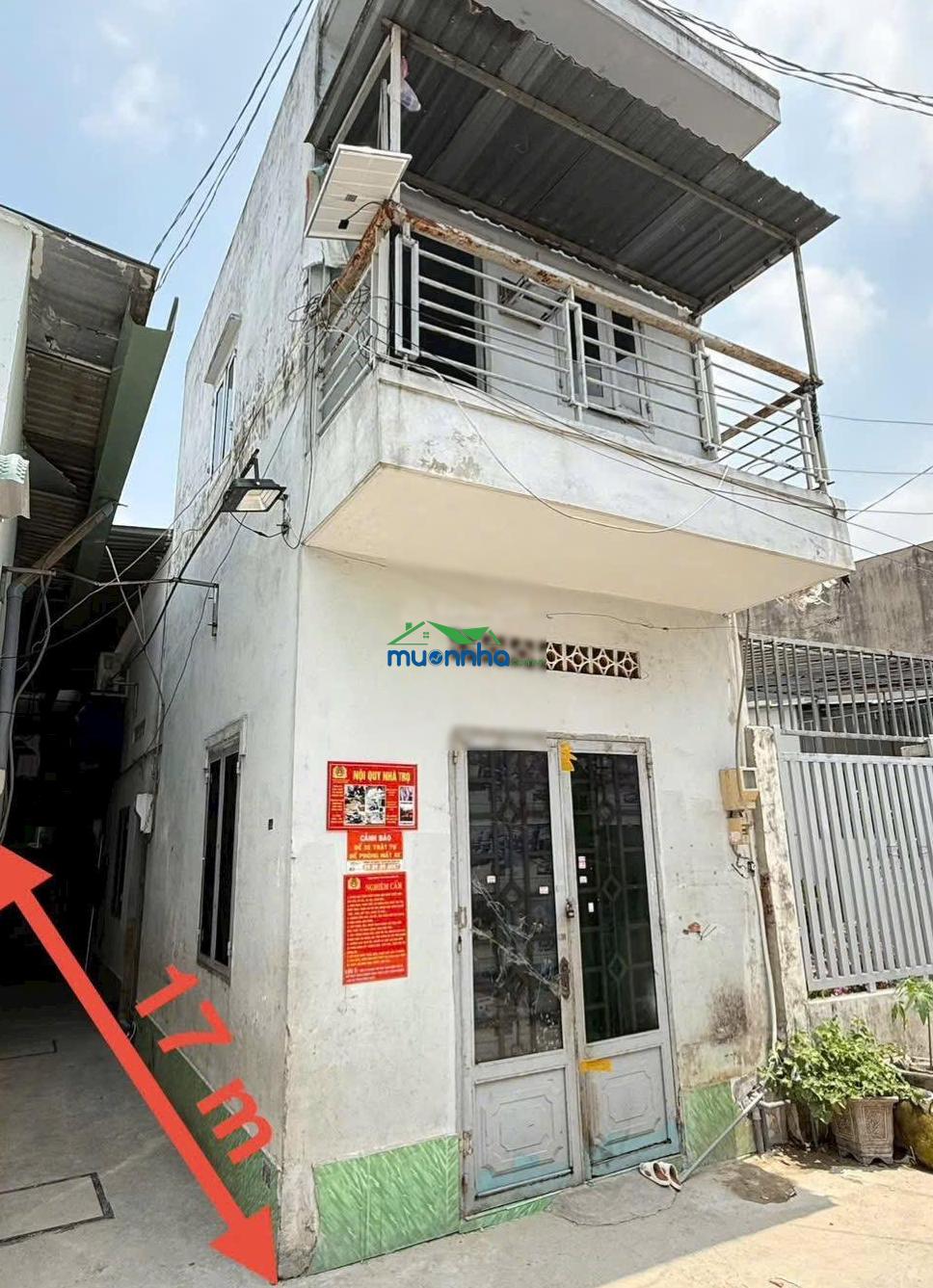 Bán dãy trọ 4.5m x 17m đang có thu nhập sẵn 10tr/th ngay trường học võ trường toản đường ht 45