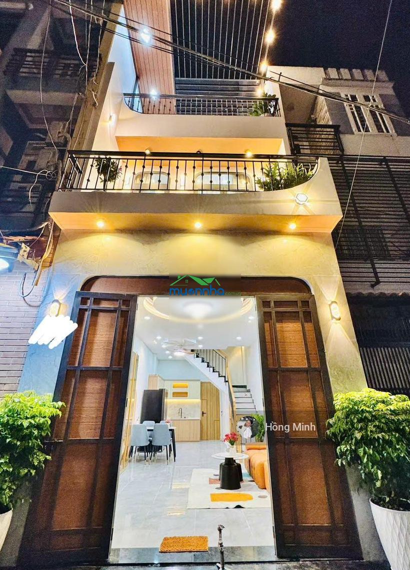 Hẻm xe hơi 5m bùi đình tuý, bình thạnh, dt 3.8x12m, 3 tầng, 4phòng ngủ, mới, vào ở liền, 7,85 tỷ