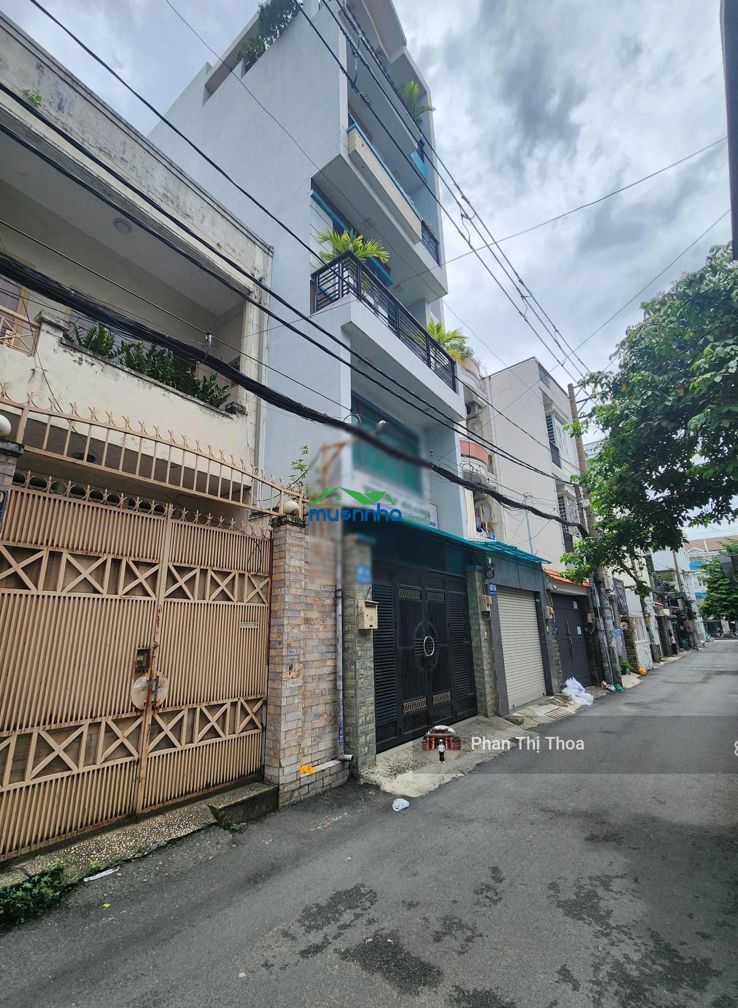 Hiếm - 2 mặt hẻm oto thông phan văn trị - 75m2, 3 tầng, kết cấu tiện ích cách nhà 200m - 11,7 tỷ