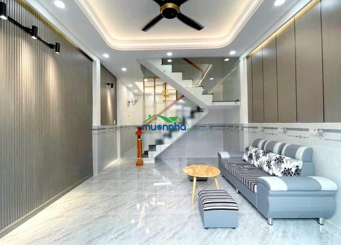 Nhà 4x10m 2 tầng 1 tỷ 750 gần chợ thiếc, ô tô tới cửa, p. tth, q12 - 3