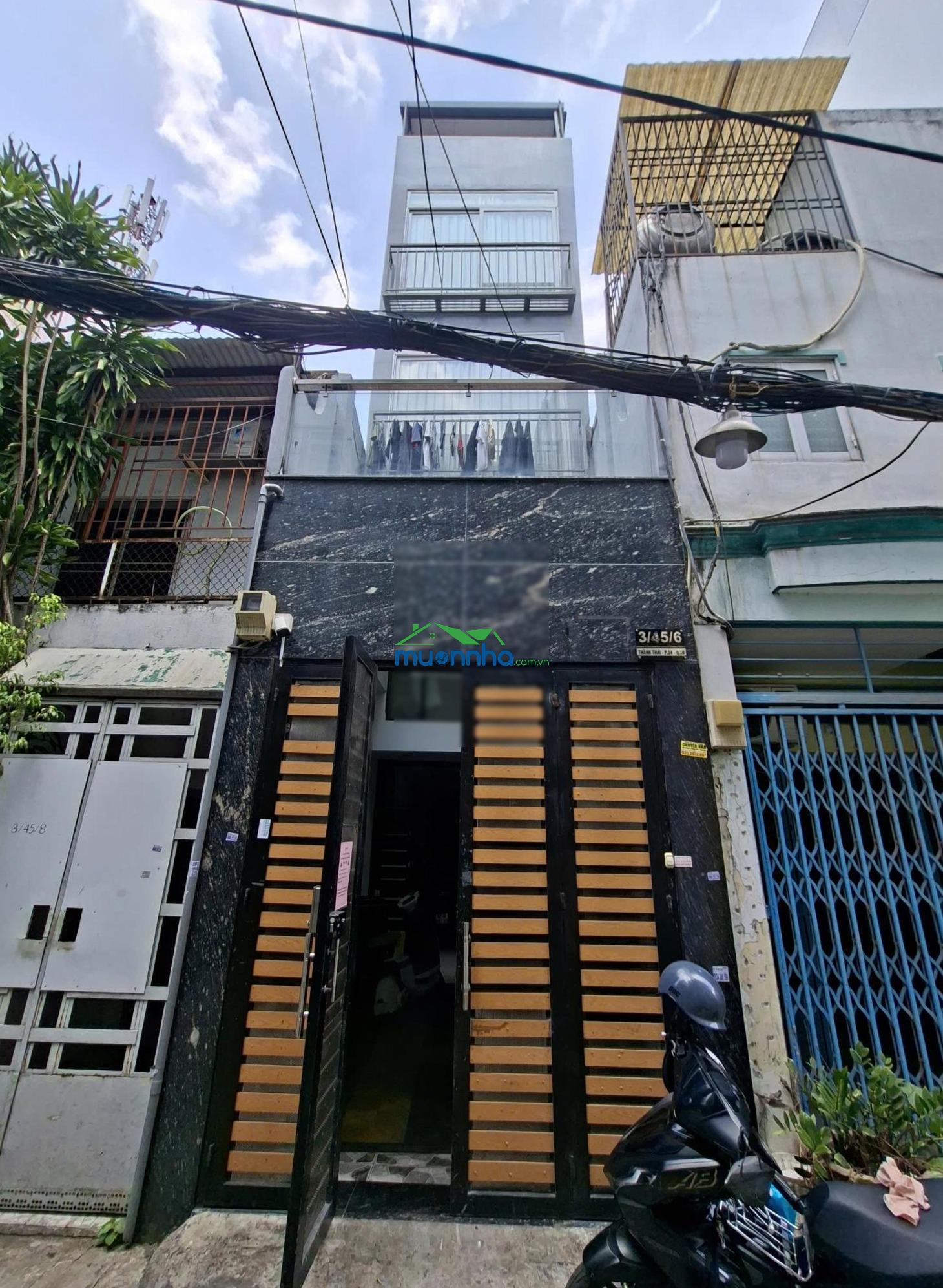 Bán nhà hẻm ô tô thành thái quận 10 3x16m 5 tầng cho thuê 30tr/tháng 9.8 tỷ - 3