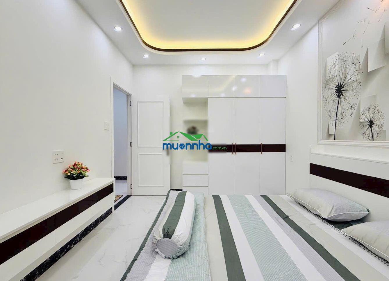 Xây mới 100% ngang 5 bề thế xe hơi ngủ trong nhà, lê lợi, p4, gv - 4 tầng - shr - 5pn, giá 9tỷ - 3