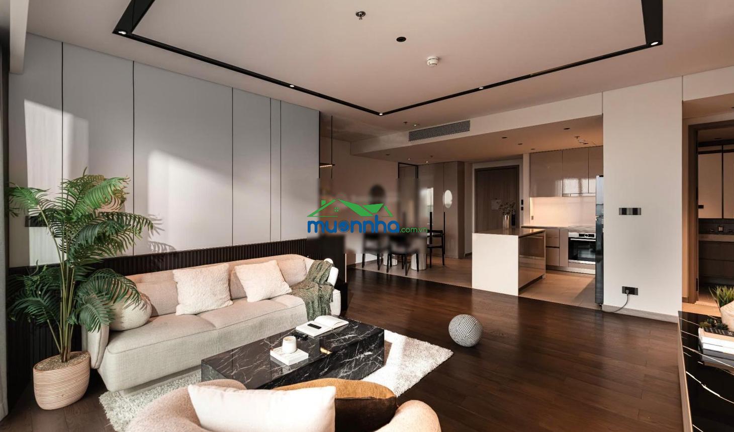 Cho thuê căn hộ grand marina saigon 2pn 107m2 bao phí quản lý