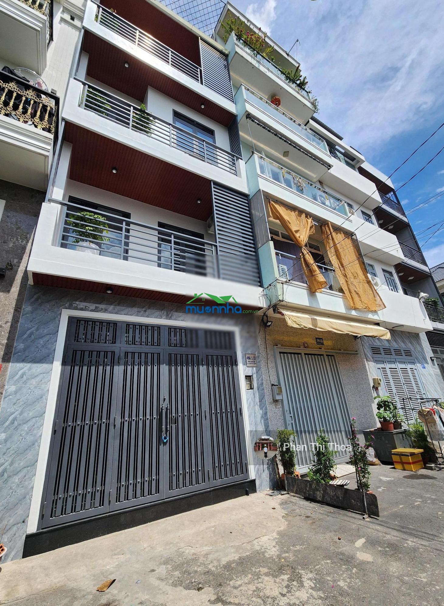 Bán nhà hẻm xe tải dương quảng hàm, cạnh emart - 36m², 4 tầng, 3pn, nhà mới đẹp - chỉ 7.2 tỷ