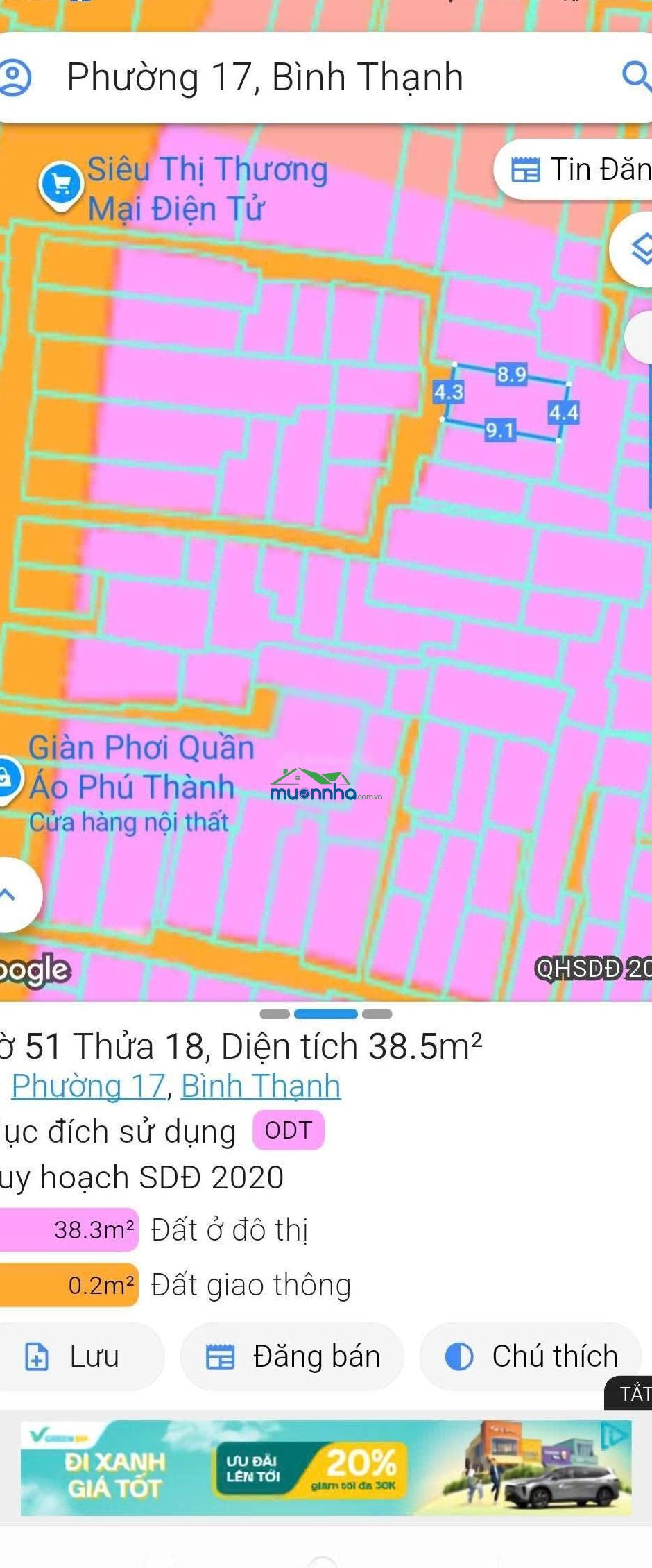 Nhà bán. hẻm 3m đường phan văn hân, phường gia định (p.19) cũ, q.bình thạnh, tp.hcm - 4