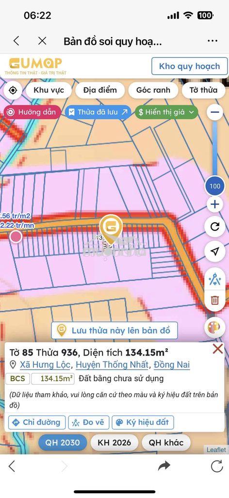 Bán 5x27m có sẵn 111m thổ cư
