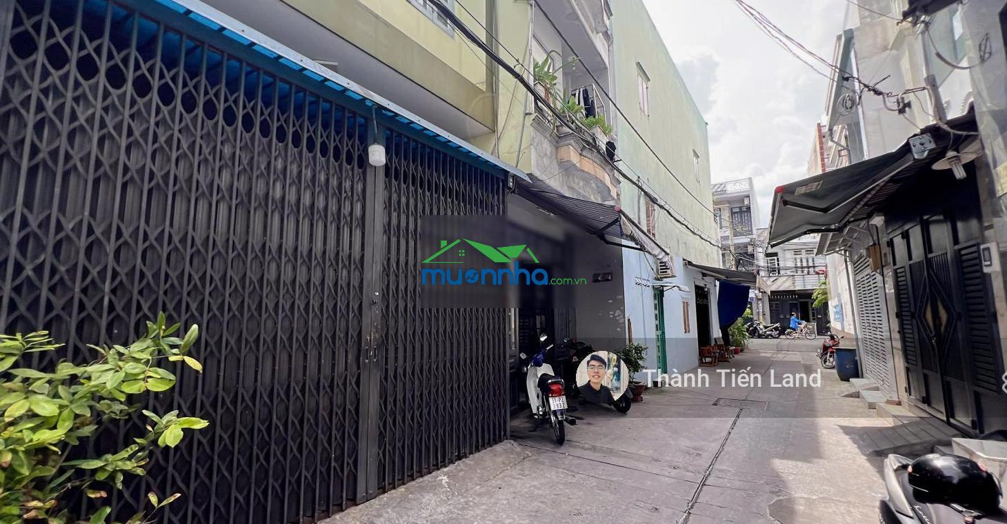 Bán nhà gần đường lê văn quới, ngã tư bốn xã, bình tân. dt 76.6m2, 3 tầng, nở hậu, hxh 5m, sát mt