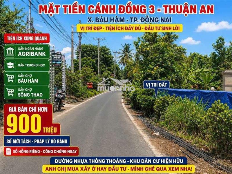 ĐẤT MẶT TIỀN ĐƯỜNG NHỰA KINH DOANH 5X33MV GIÁ TỪ 795TR_950TR