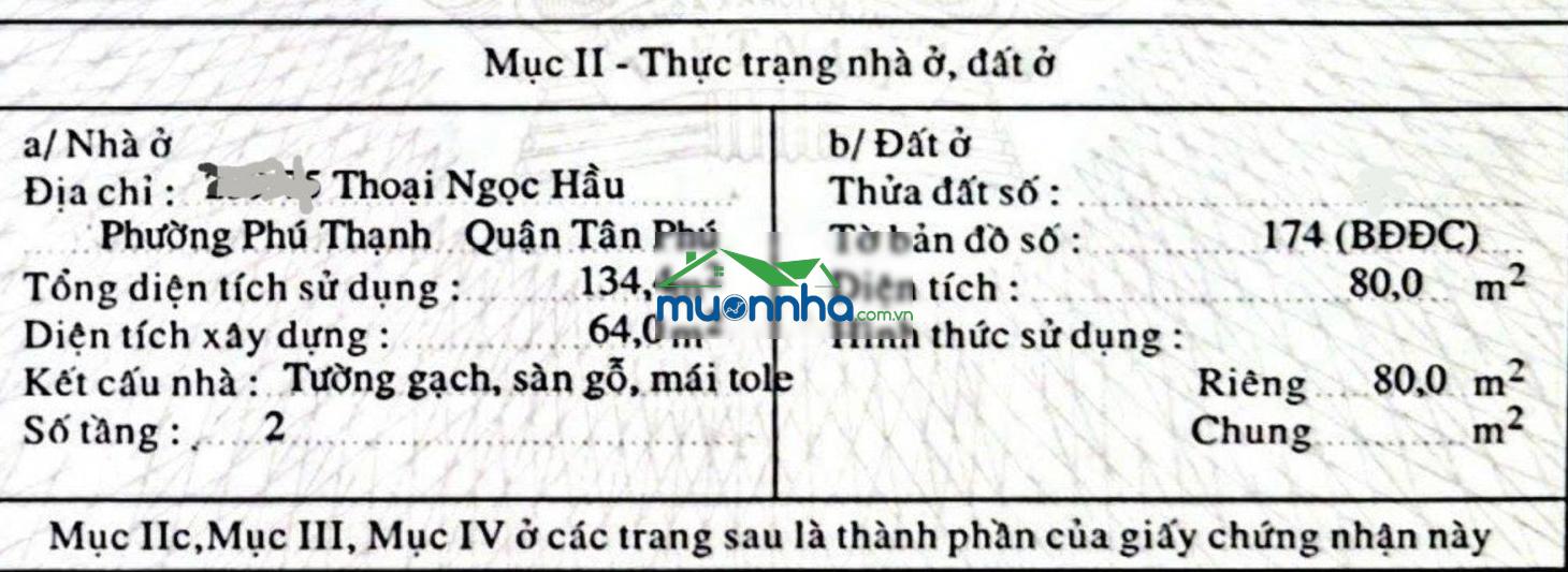 Hxh 7m thông 80m (4x20) 3 tầng btct, gần lũy bán bích & thoại ngọc hầu hơn 8 tỷ tl - Ảnh 2