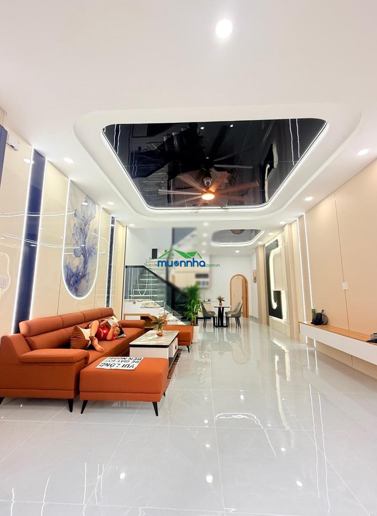 Nhà mới 2 tầng - 70m² - ngang 5m - 3pn - hẻm xe hơi thông - hương lộ 2 - bình tân - giá chỉ 6.7 tỷ