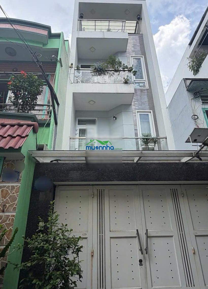 Nhà đẹp gò dầu - không lộ giới - hẻm nhựa 8m thông thoáng - oto ngủ nhà - 4 tầng - 80m² - 4