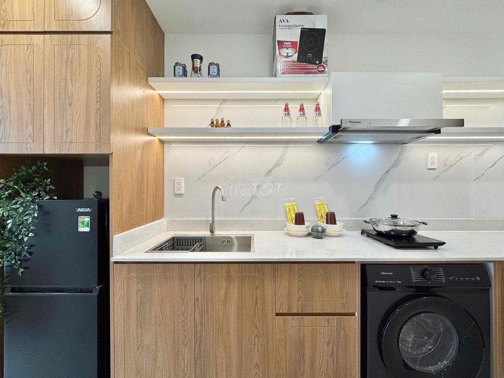 Cho thuê căn hộ 1pn full nội thất nguyễn trãi quận 1 cóz banconl - 4