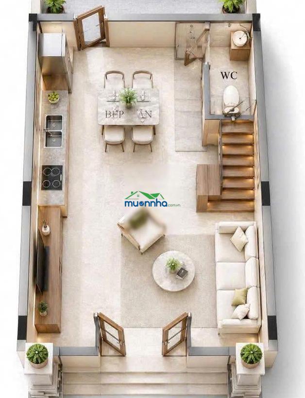 Căn giá tốt nhất giỏ hàng, chỉ 5,2 tỷ mặt tiền tương lai 8 đường 13m, gần khu trường đại học, 5x10m - 4