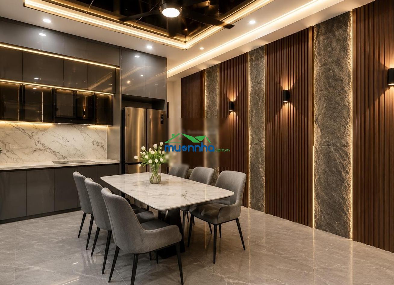 Bán nhà huỳnh tấn phát | dt 52.8m² | 4pn - 3 tầng | full nội thất mới