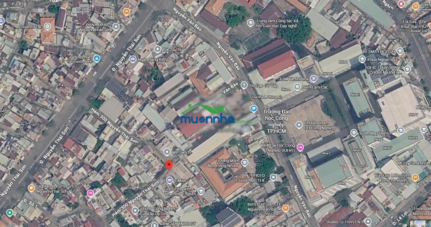 Nhà 90,6m2, 300/27 nguyễn thái sơn, phường 4, gò vấp ngay đại học công nghiệp - 2