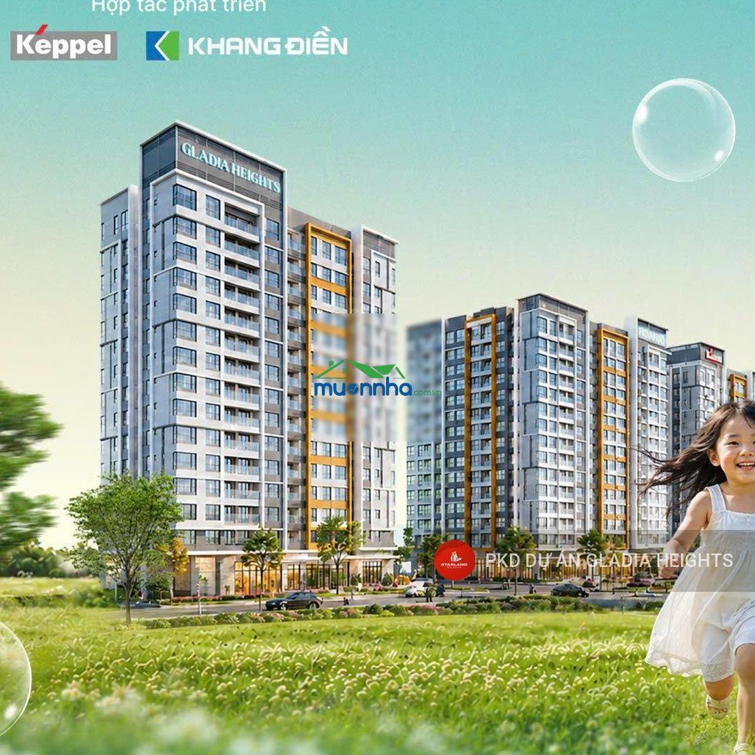 Đón sóng hạ tầng tỷ đô - vốn 10% sở hữu nhà keppel khang điền - ck 12% - tặng 1n pql. lh 0938 798 *** - 4