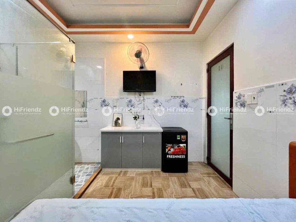 Phòng trọ studio sẵn nội thất giá rẻ gần chợ gò xoài giờ giấc tự do - 2
