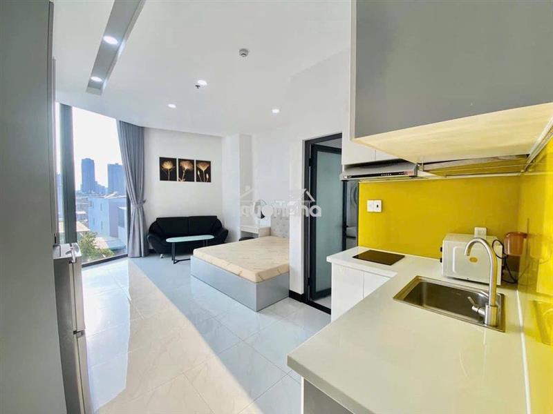 Studio ban công máy giặt riêng tại hoàng văn thụ 35m2, view thành phố