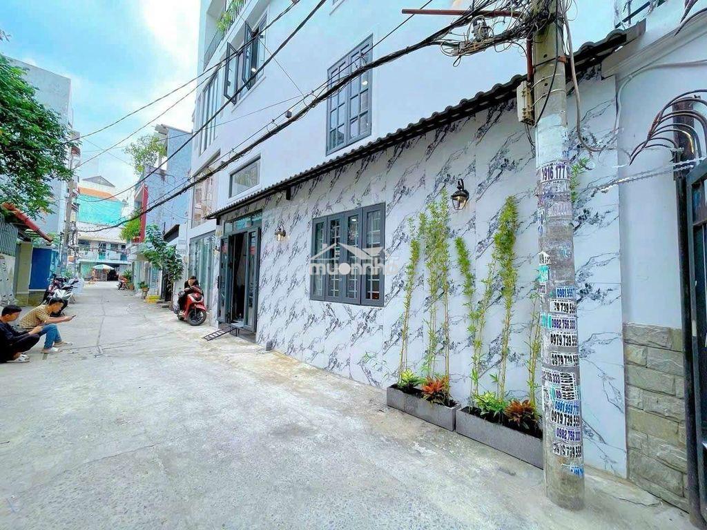Cho thuê nhà mới full nội thất lửng 2 lầu 3pn 4wc hẻm xe hơi - 2