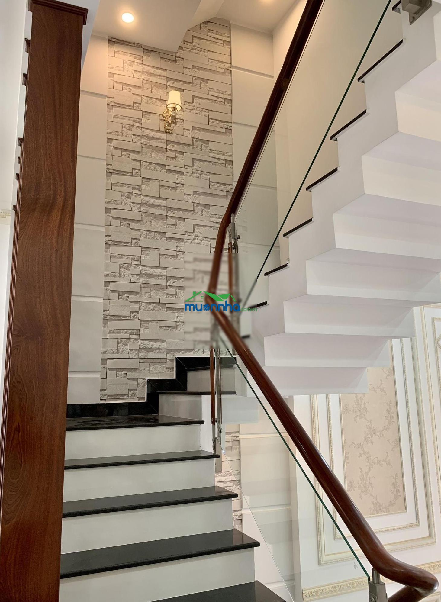 Nhà 1 lững 3 lầu kdc a.d.vương gần v.v.kiệt, b.vệ 24/24 shr hoàn công đầy đủ - 4