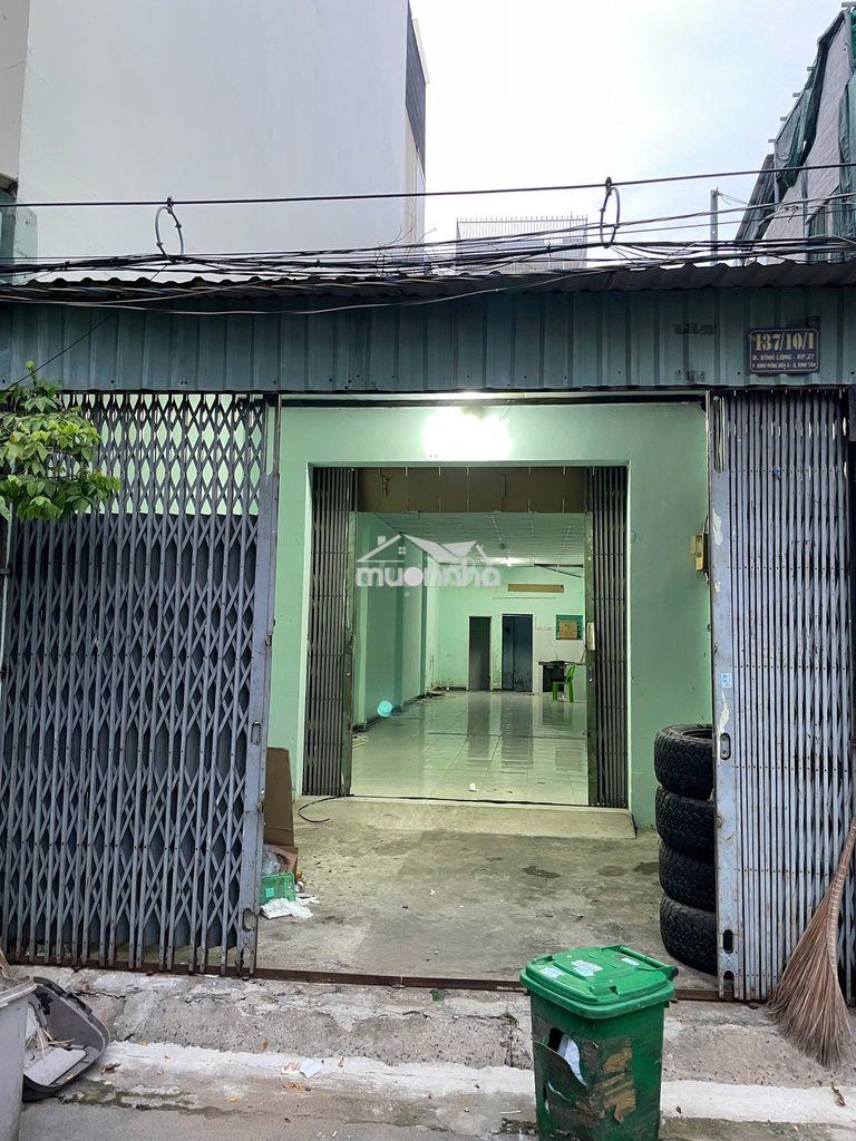 Cho thuê nhà trống hẻm xe hơi phù hợp làm kho, xưởng may q. bình tân 