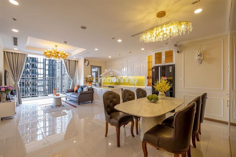 Cho thuê nhanh căn 4pn nội thất cao cấp vinhomes central park