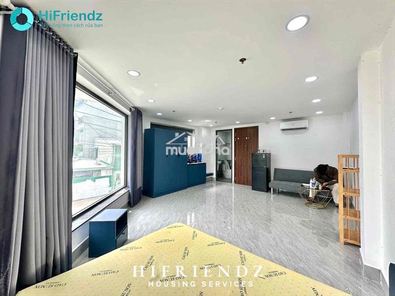 Studio 2 mặt tiền cửa sổ trời full nội thất ngay vườn lài