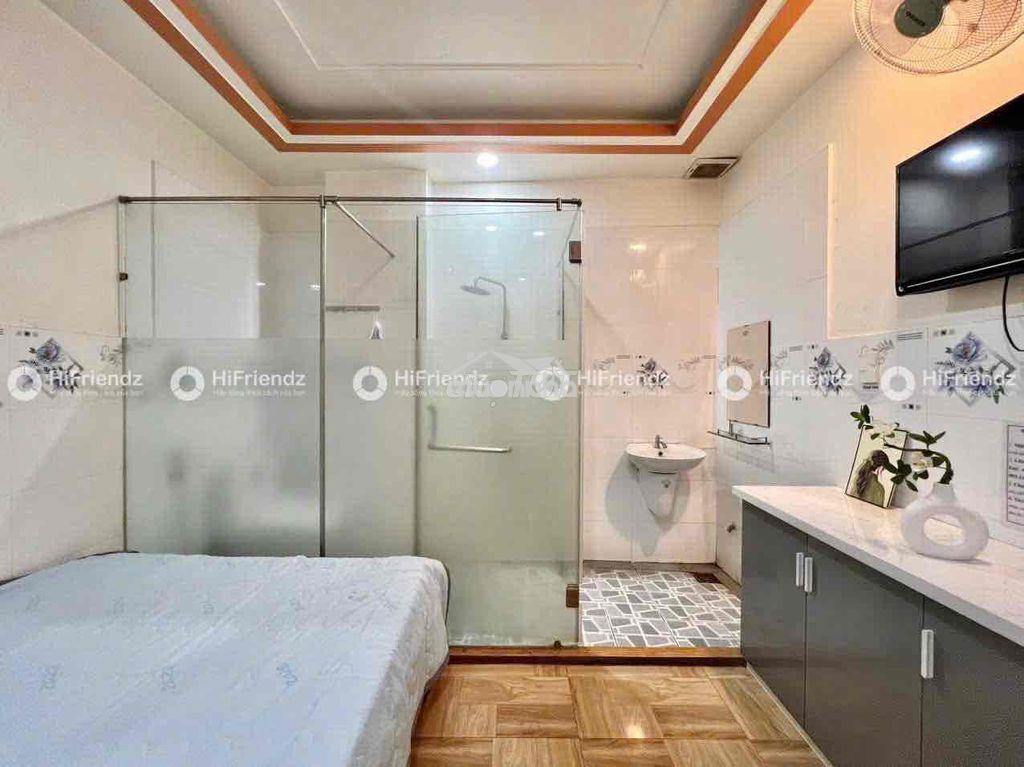 Phòng trọ studio sẵn nội thất giá rẻ gần chợ gò xoài giờ giấc tự do - 4