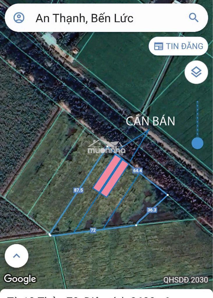 Bán 1220m2 ruộng, có 150 thổ, an thạnh, bến lức, la. gần kdc nam long