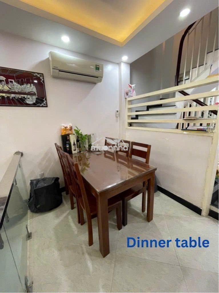 Cho thuê nhà 3pn cmt8  đầy đủ nội thất