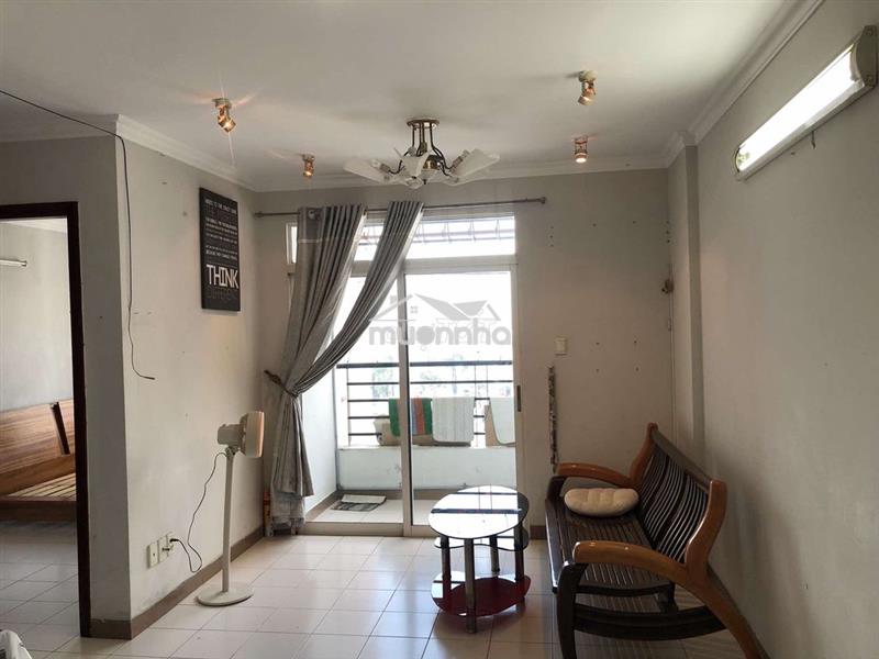 Cho thuê căn hộ phúc thịnh quận 5, dt : 74m2, 2pn, giá : 10.5 tr/th