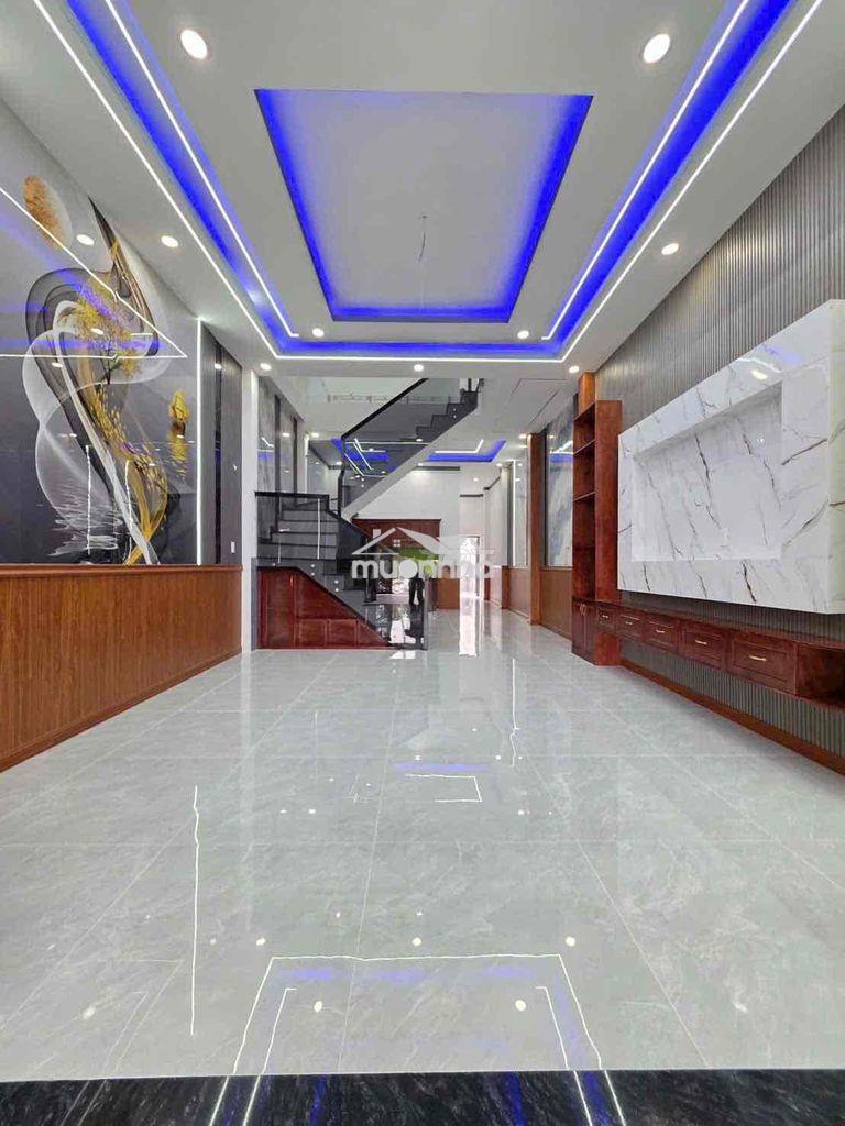 Chỉ 850 triệu, sở hữu nhà trệt lầu 90m2 full thổ, ngay ngã 3 ông xã