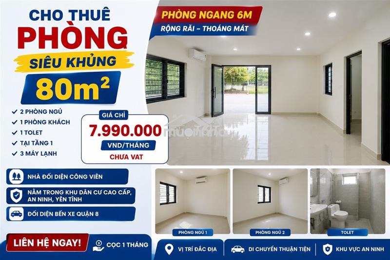 🔥 CHO THUÊ CĂN HỘ/PHÒNG TRỌ SIÊU KHỦNG 60M² CHỈ 6.990.000Đ/THÁNG 🔥