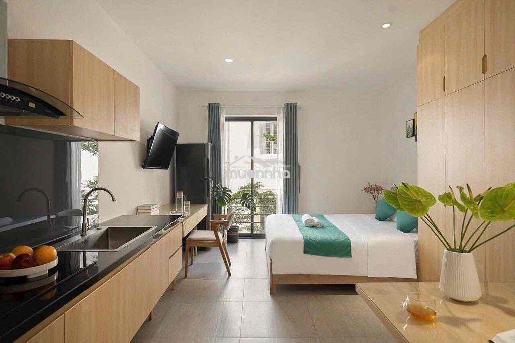 Căn hộ studio full nội thất ban công thoáng trần hưng đạo, quận 5 - 2