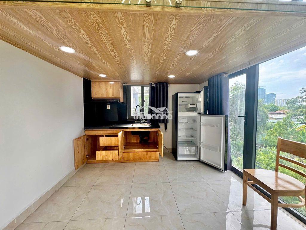 Cho thuê duplex trần cao đứng được - có máy giặt riêng - có thang máy - 3