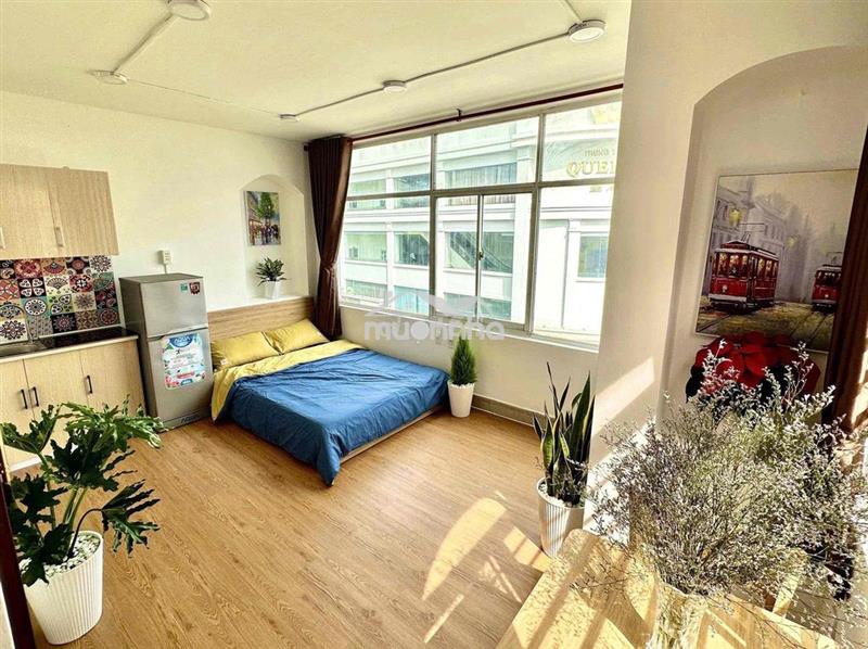 Studio cho thuê mặt tiền trần hưng đạo q5, thang máy, giữ phòng đầu t7